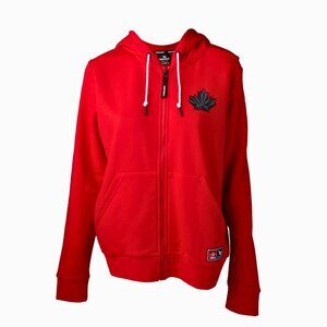 NWT Bauer Hockey Canada Classic Full-Zip Hoodie (Red) XS